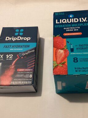 Liquid I.V. Strawberry & Drip Drop Juicy Variety